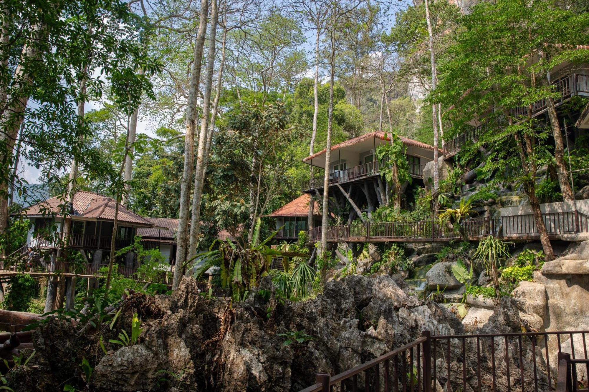Rock And Tree House Resort Khao Sok National Park Exteriör bild