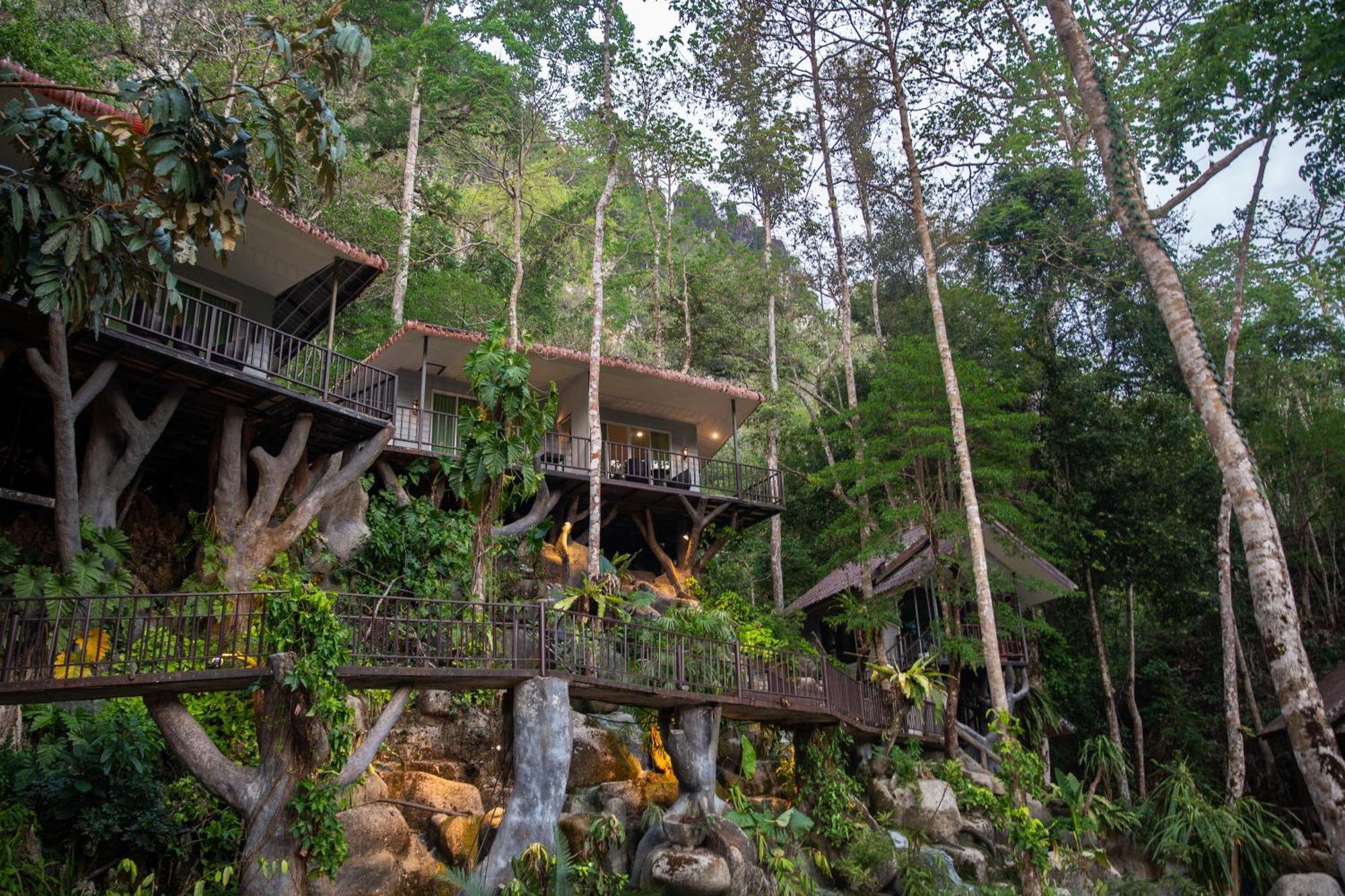 Rock And Tree House Resort Khao Sok National Park Exteriör bild