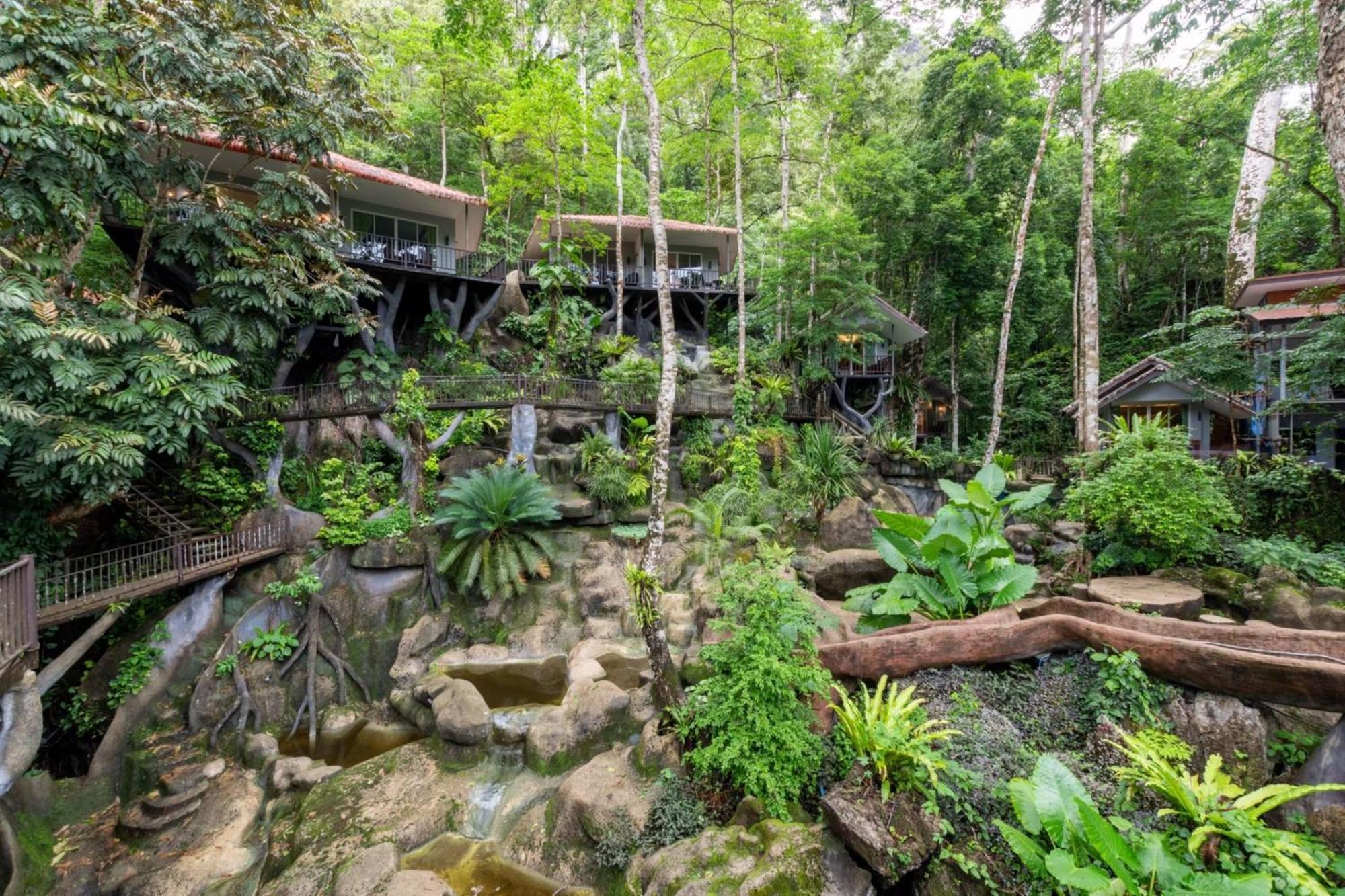 Rock And Tree House Resort Khao Sok National Park Exteriör bild